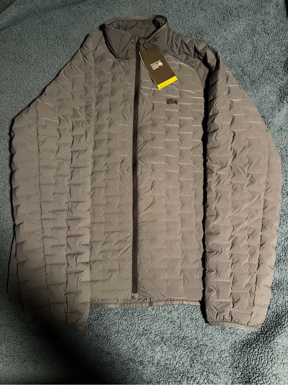 Mountain Hardwear Men Stretchdown Jacket Size XL Moon Blue